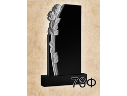 Памятник из мрамора (фигурный, ЧПУ) 1000х500х80 с гравировкой -ЧПУ-м-76Ф