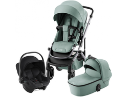 Коляска 3в1 Britax Roemer Smile 5Z Jade Green + BS CORE Space Black