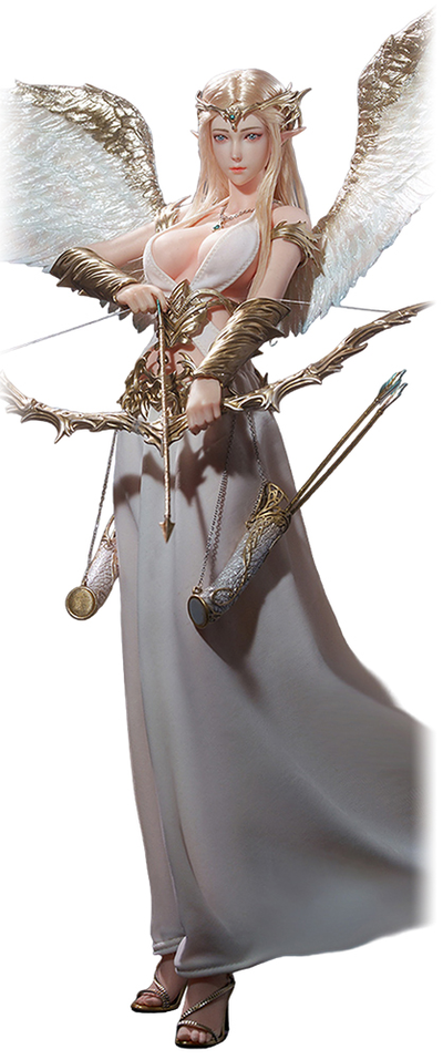 ПРЕДЗАКАЗ - Светлая эльфийка-ангел - Коллекционная фигурка 1/6 Dawn Angel (White) (PL2025-233A) - TBLeague ?ЦЕНА: 25700 РУБ.?