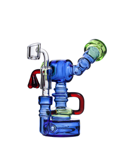 Бонг Bubbler Oil Blue