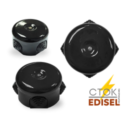 керамическая распайка черная 78х43 с гермовводами