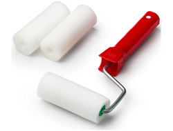 Мини-валик поролоновый на 180мм.+ 2 шубки