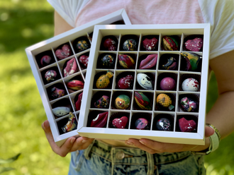 Корпусные конфеты из бельгийского шоколада 25 конфет