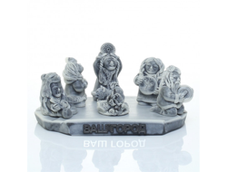 КОМПОЗИЦИЯ ПЯТЕРО У КОСТРА 3.ОПТ