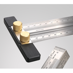 Разметочная угловая линейка 180 мм. высокой точности