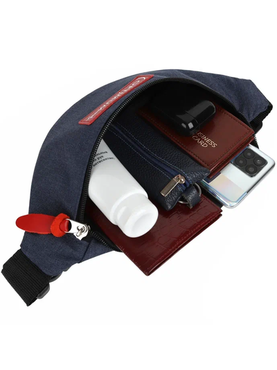 Сумка на пояс Optimum Mini RL, синяя