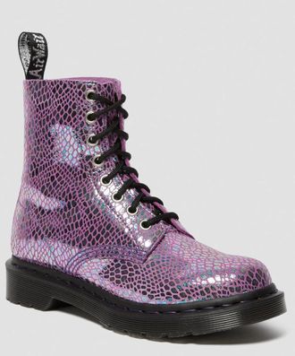 Ботинки Dr. Martens 1460 PASCAL SNAKE METALLIC SUEDE