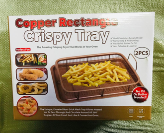 Сетка-корзинка для духовки, фритюра и барбекю Crispy Tray оптом