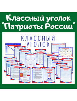 Классный уголок "Патриоты России"