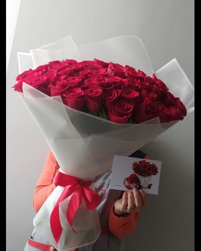 51 голландская  роза 60см