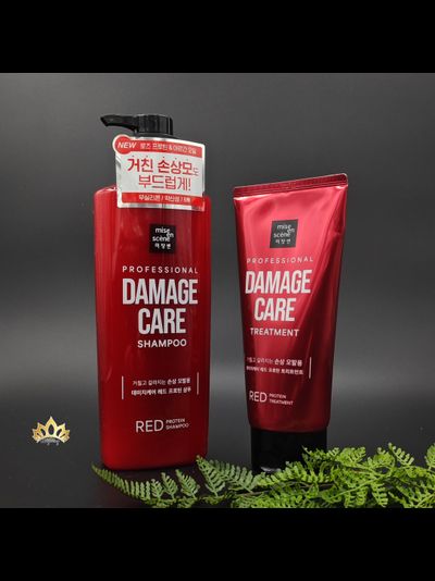 MISE-EN-SCENE Шампунь и маска для восстановления волос с растительным и аминокислотным комплексом 680+330мл