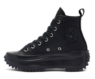 Converse Run Star Hike All Black кожаные