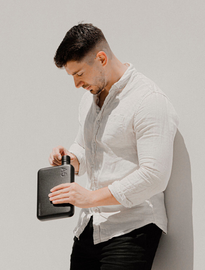 Бутылка Memobottle A5 Stainless Steel Black