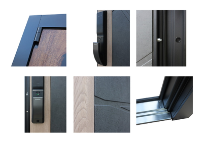 Стальная дверь   Слэб. Заказная модель.