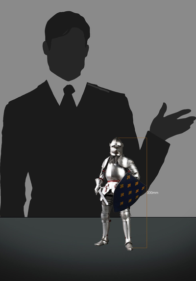 Французский рыцарь Столетней  войны (KNIGHT OF THE SPIRIT) - Коллекционная ФИГУРКА 1/6 scale SERIES OF EMPIRES (DIE-CAST ALLOY) (SE068) - COOMODEL