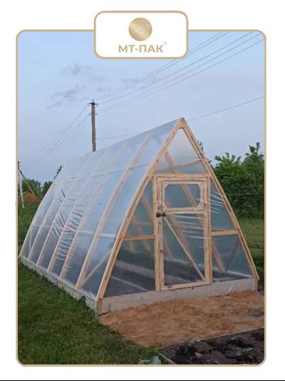 Пленка для парника и теплицы 4 м × 100 м 150 мкм 34 кг МТ-ПАК