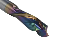 Фреза чистовая компрессионная спиральная 12x42 s12x100 Z2+2 HM