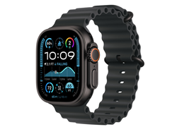 Apple Watch Ultra 2 (2024) 49mm Black Titanium Case with Ocean Band Black (Черный)