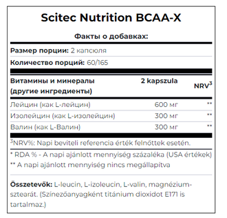 BCAA-X - 120 caps