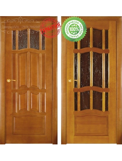 МАССИВ СОСНЫ. АМПИР, "ДУБ СВЕТЛЫЙ". ПОЛОТНО С ВЕРХНИМ ОСТЕКЛЕНИЕМ. ПОЛОТНО ОСТЕКЛЕННОЕ.