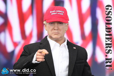 Дональд Трамп  - Коллекционная фигурка 1/6 Donald Trump (AP002) - DID