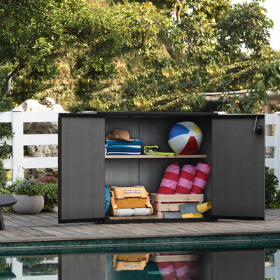 Ящик-шкаф Кортина Белла 1000 л серый