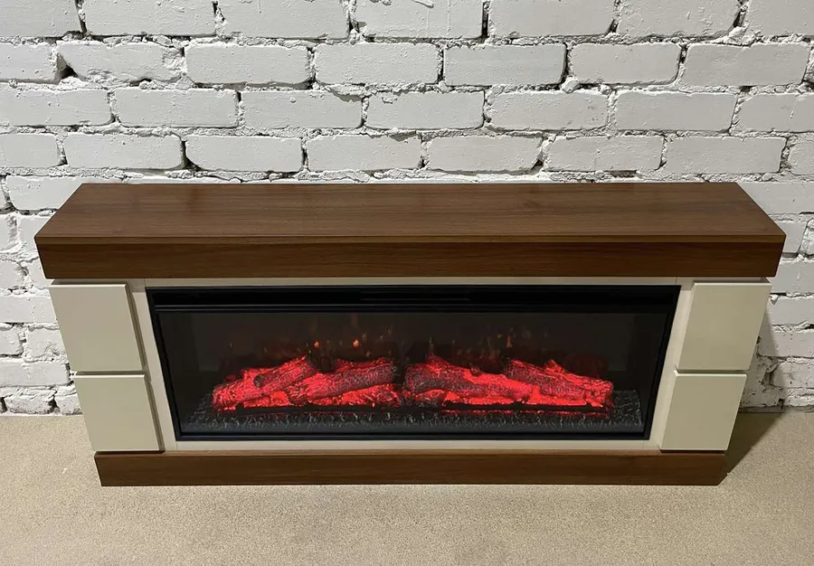 Линейный электрический камин Норман