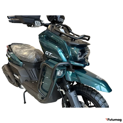 Скутер бензиновый GT TANK 02 зеленый