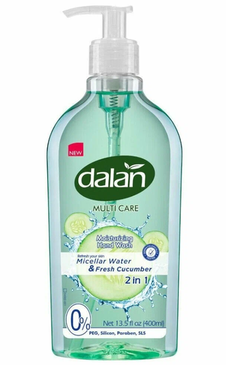 Dalan Мыло жидкое Multi Care Мицеллярная вода и Свежий Огурец, 400 мл