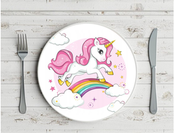 Тарелка Единорог №1