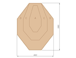 Мишень I.P.S.C. «КЛАССИЧЕСКАЯ»