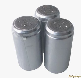 Термоколпачок для винных бутылок серебро