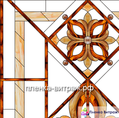 ВИТРАЖНАЯ ПЛЕНКА №К-43