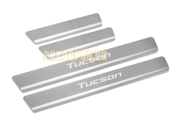 Накладки на пороги для Hyundai Tucson 2021-