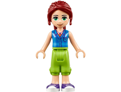 Friends Mia - Lime Cropped Trousers, Blue Top, n/a (frnd236)