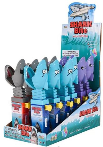 Кидсмания Shark Bite Укус Акулы Леденец 17 гр (12 шт)