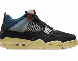 Nike Air Jordan Retro 4 Iv Union Off Noir (Черные) фото