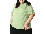 Женская футболка  из хлопка БОЛЬШОГО размера Арт. 2975-2187 (цвет оливковый) Размеры 48-80