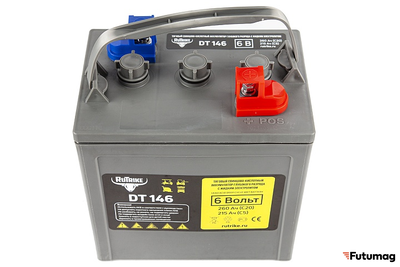 Тяговый WET аккумулятор Rutrike DT146 (T-145) 6V170A/H C3