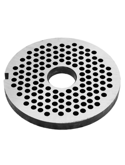 Решетка №2 средняя 5 мм для мясорубки МИМ 600, МИМ 600М с буртом