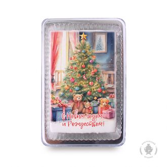 Ёлка с подарками "С новым годом и рождеством" 140 грамм