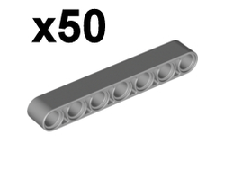 Technic, Liftarm Thick 1 x 7, Light Bluish Gray (32524 / 4211665 / 4495930)