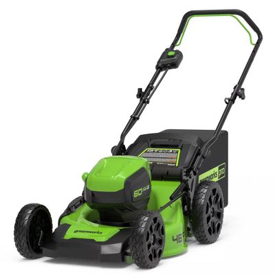 Аккумуляторная газонокосилка Greenworks GD60LM46HPK4 set