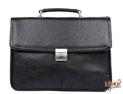 238CB black FABRETTI сумка муж. нат. кожа