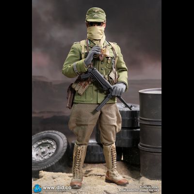 Капитан немецкого Африканского корпуса - КОЛЛЕКЦИОННАЯ ФИГУРКА 1/6 WW2 German Afrika Korps Infantry Captain – Wilhem (D80151) - DID
