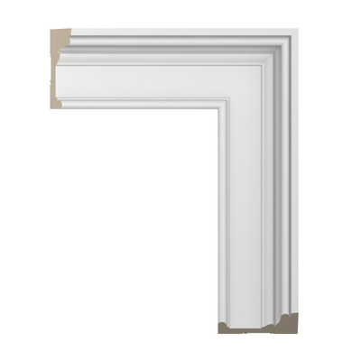 Наличник Ultrawood N 8185 i, архитектурный ЛДФ, грунт под покраску, (2000x89x25 мм).