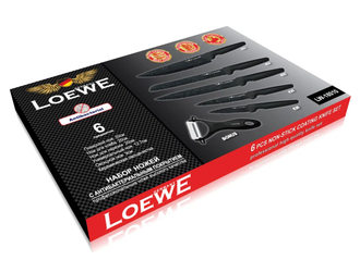 Набор ножей 6 предметов LW-18010 LoewE оптом