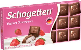 Шоколад Schgotten Yoghurt Strawberry 100гр