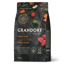 Grandorf Fresh для кошек крупных пород с ягненком и бататом, 400 г