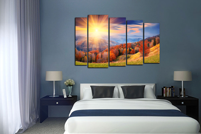 Модульная картина "Просторы лесов"